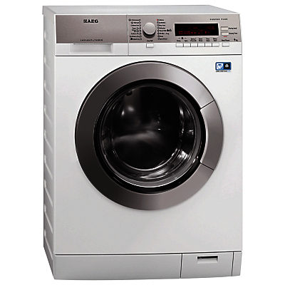 AEG L87696WD Washer Dryer, 9kg Wash/6kg Dry Load, A Energy Rating, 1600rpm Spin, White
